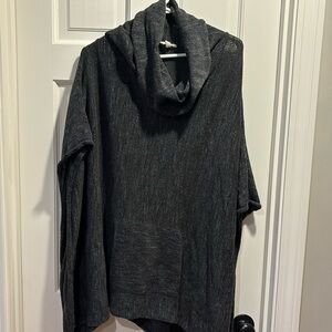 Eileen fisher poncho sweater